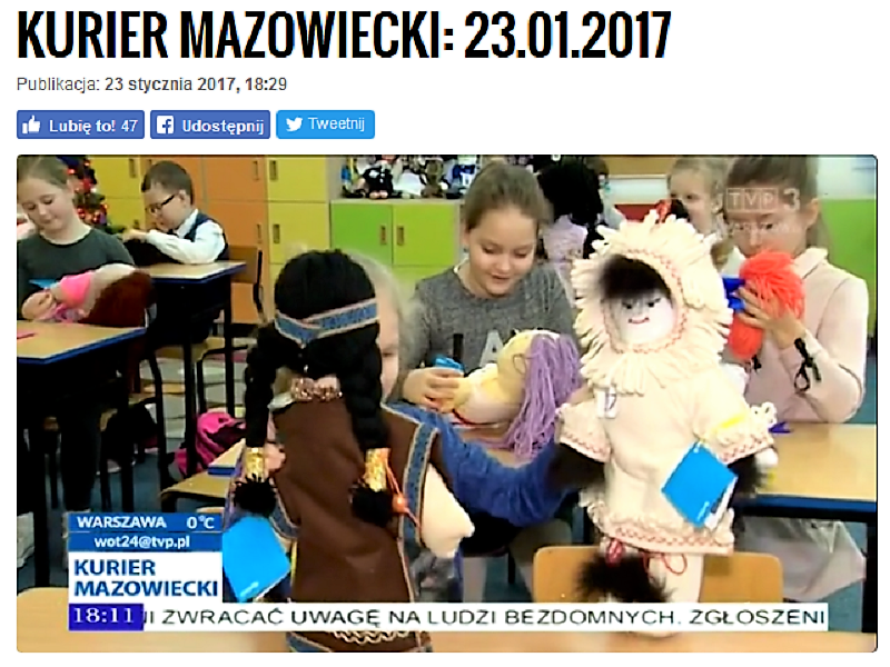 Nasze pomocne lalki w Kurierze Mazowieckim