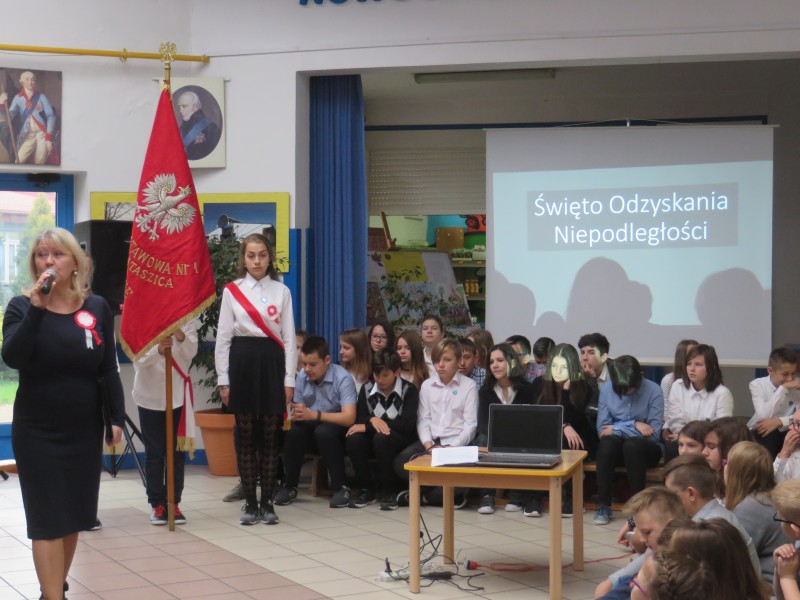 „Ojczyzna to wielki zbiorowy obowiązek”- szkolne obchody Święta Niepodległości kl. IV - VII