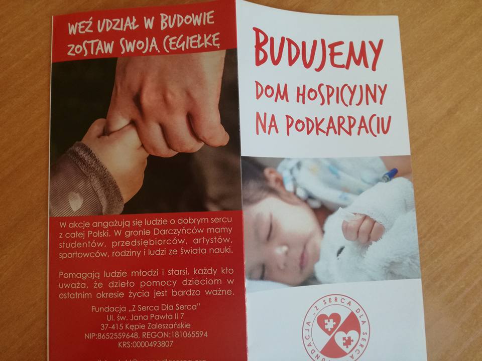 Zbiórka na budowę hospicjum