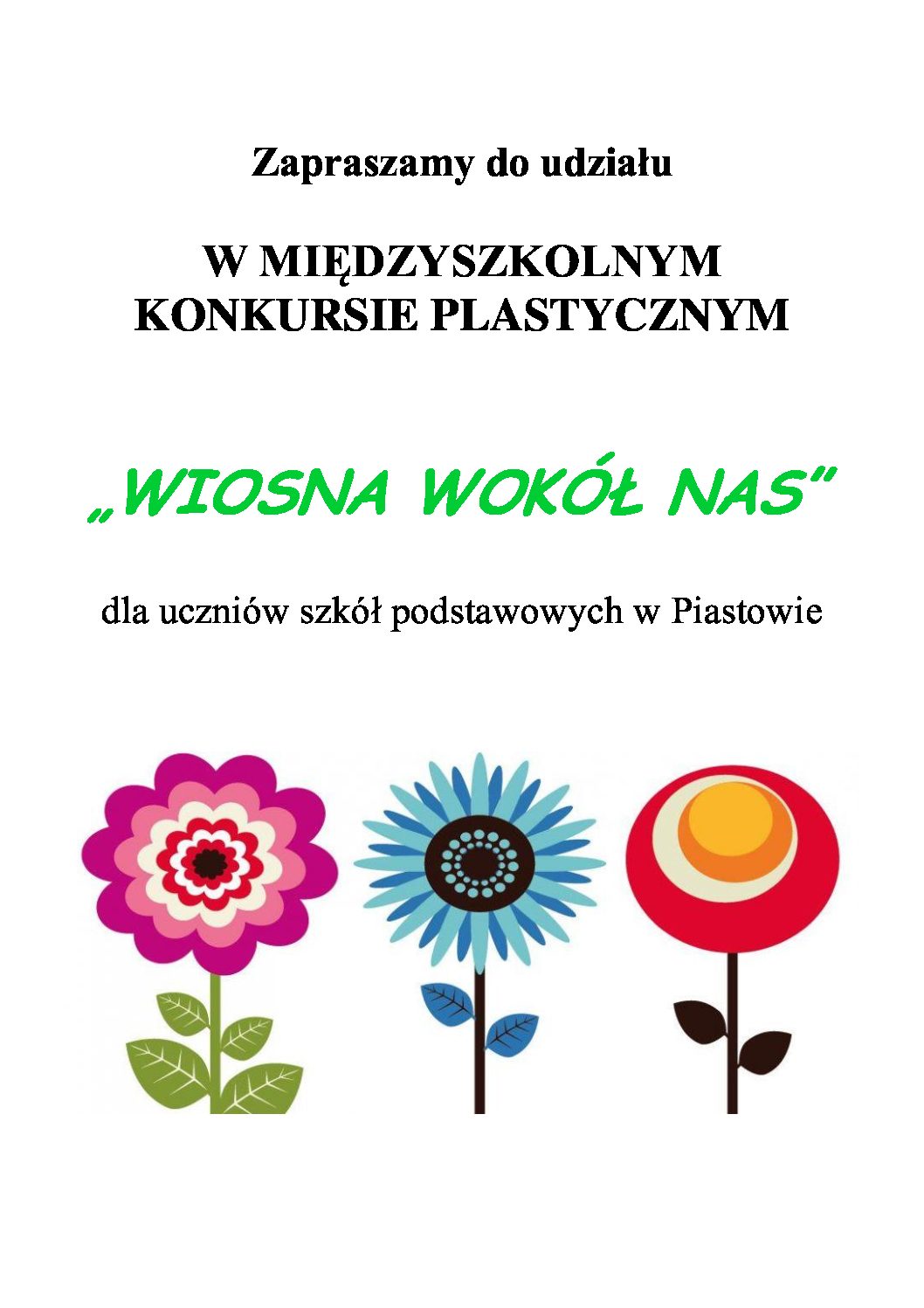 Konkurs "Wiosna wokół nas"