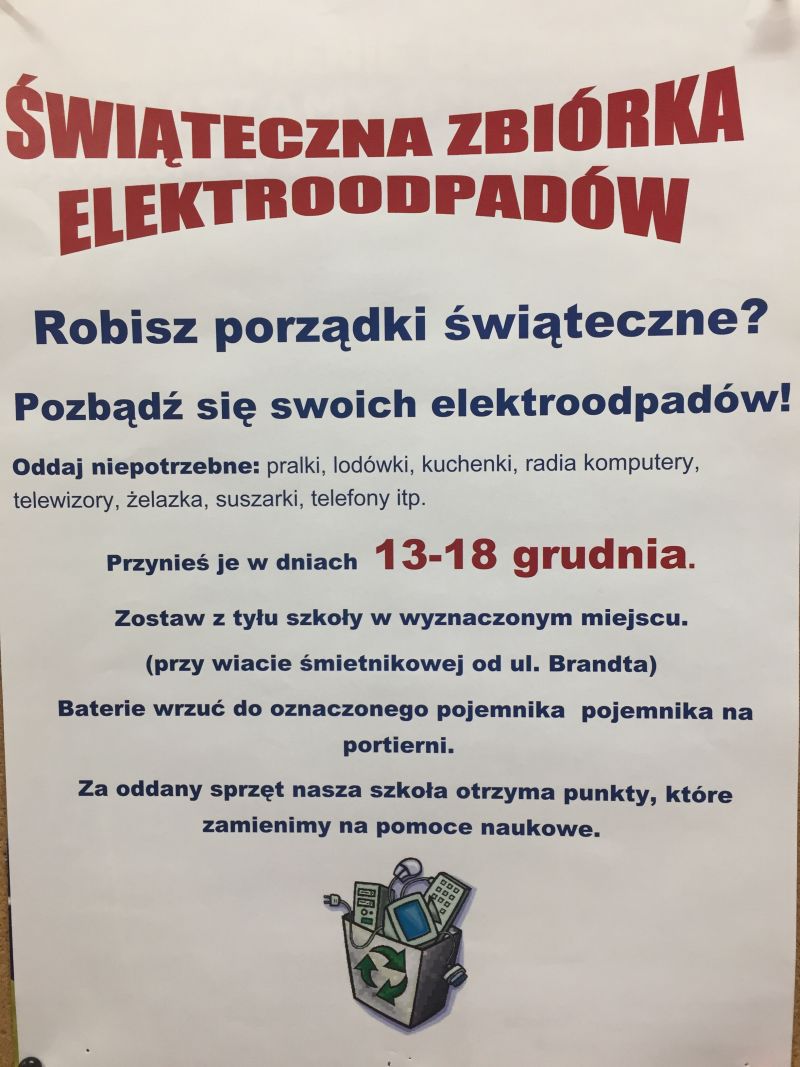 Świąteczna zbiórka elektroodpadów