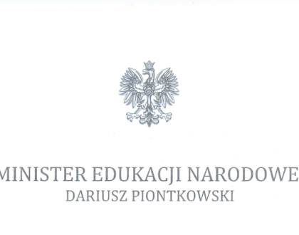 List Ministra Edukacji Narodowej