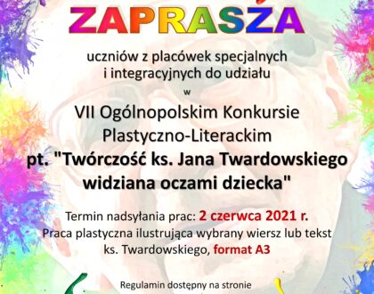 Konkurs "Twórczość ks. Jana Twardowskiego widziana oczami dziecka"