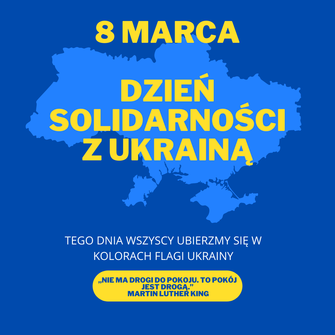 8 marca - Dzień Solidarności z Ukrainą w SP1