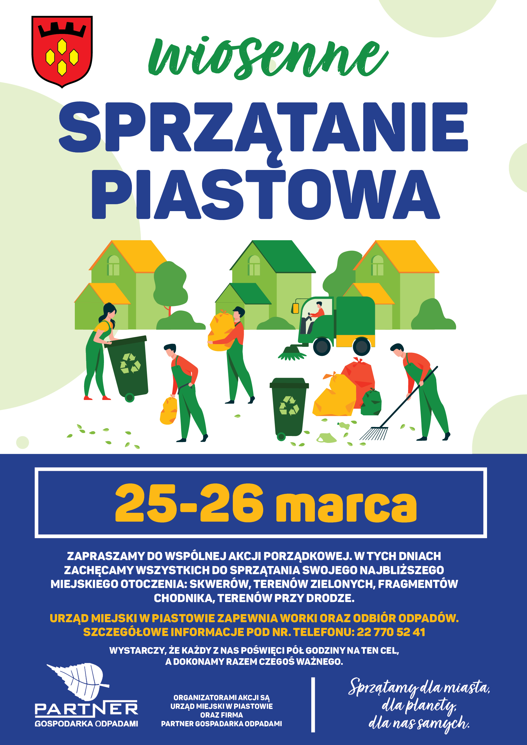 Wiosenne sprzątanie Piastowa