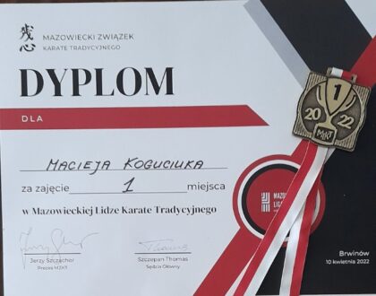 Złoty medal dla naszego ucznia!