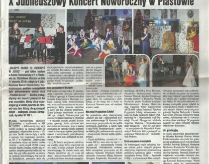 X Koncert Noworoczny w Jedyneczce