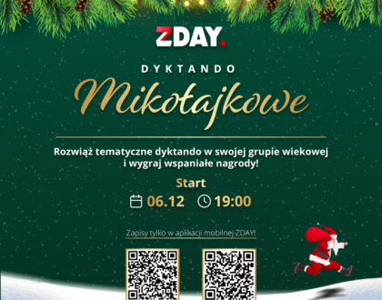 Mikołajkowe dyktando w aplikacji ZDAY